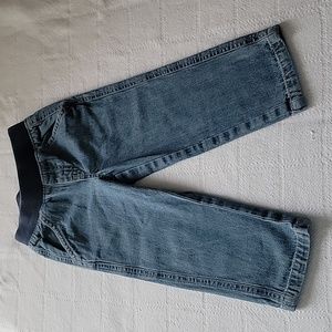 Boy's Jumping Beans Pullup Jeans, Light Wash Denim, Size 2T